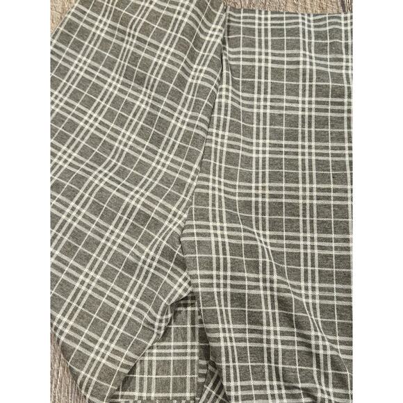 Umgee gray plaid flare pull on pants large y2k preppy - Picture 6 of 8